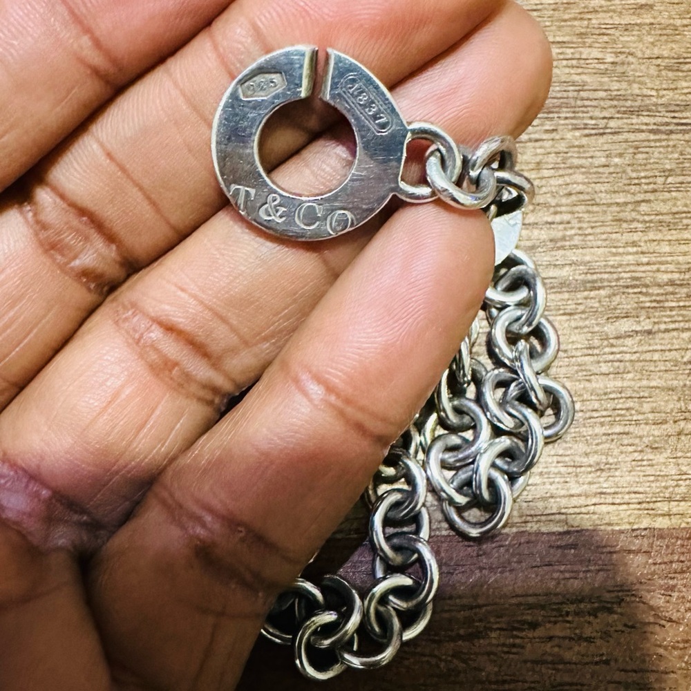 T & Co sterling silver 925 necklace and bracelet set. - Picture 6 of 16